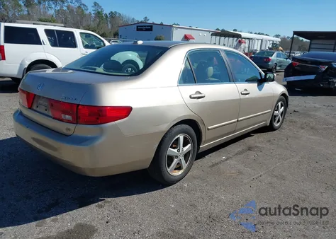2005 Honda Accord 2.4 Ex из США, поврежденный, VIN 1HGCM56815A023365